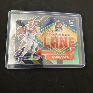 Devin Booker Express Lane Panini Basketball Card - Phoenix Suns, Purple